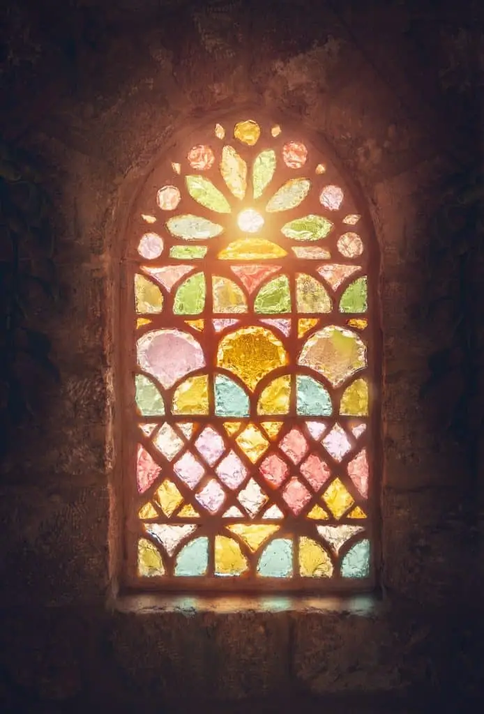 Stained glass window